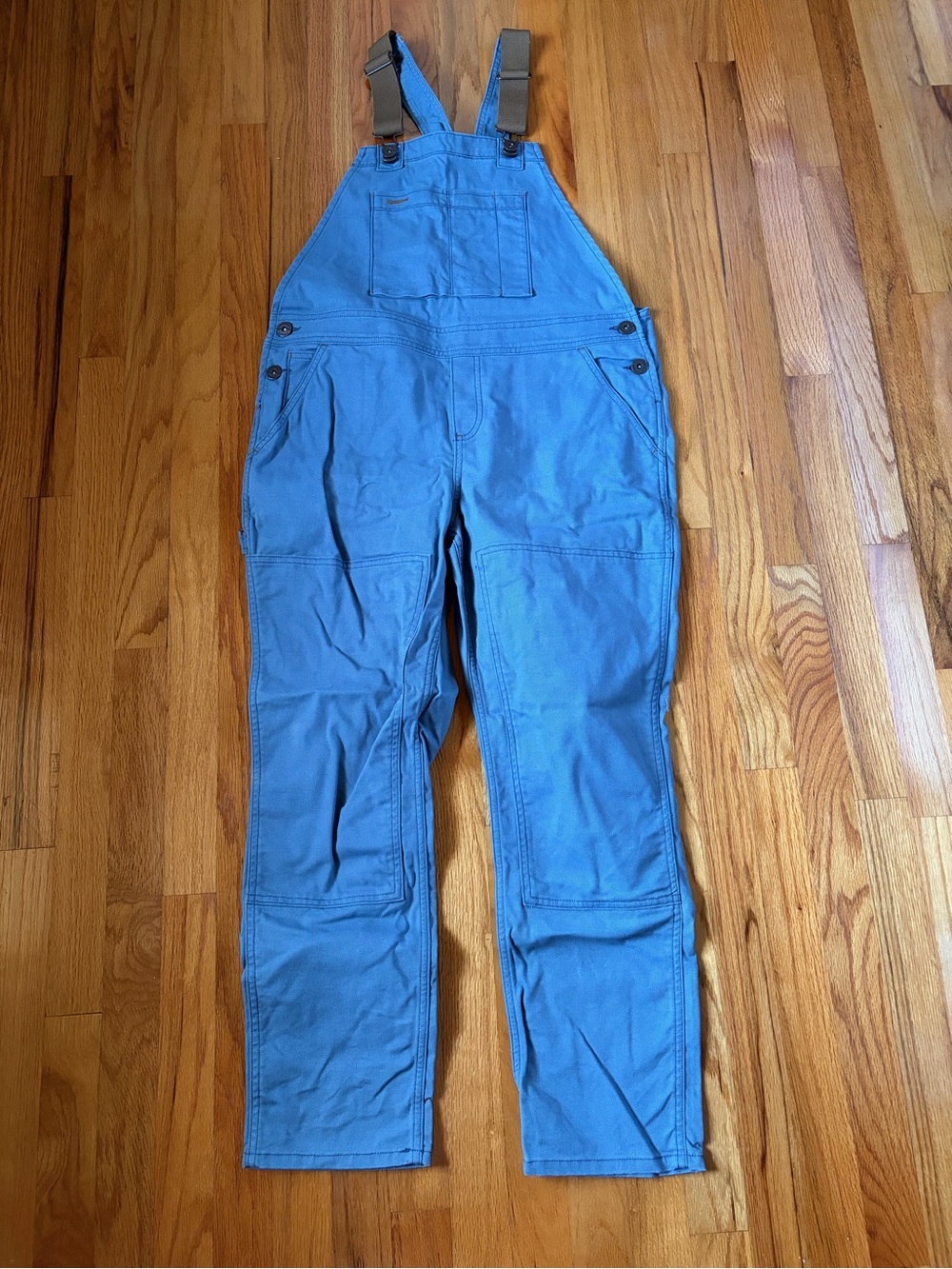 REI Blue Women's Utility Bib Overalls